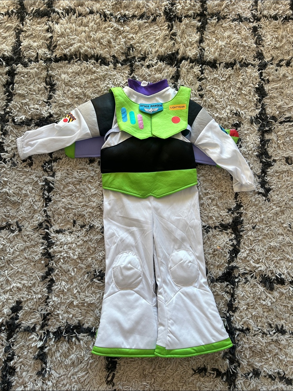 Disney Buzz Lightyear Green White Space Ranger Costume